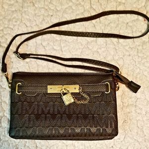 Chocolate Brown Crossbody Handbag by MKF in excellent condition